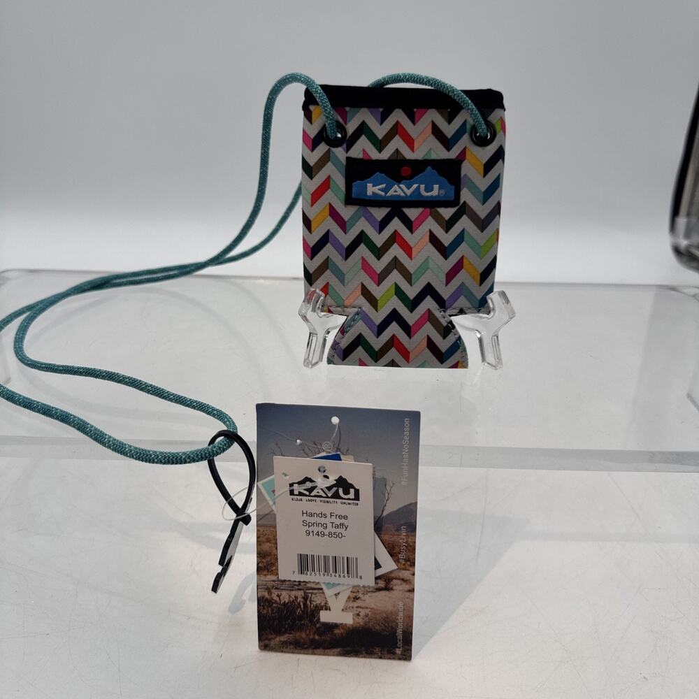 Kavu Spring Taffy Insulated Cup Bottle Holder Crossbody- New With Tags